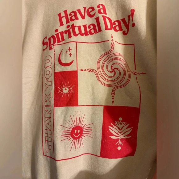 NWT Project Social T Urban Outfitters Spiritual Day Sweatshirt - Picture 3 of 5